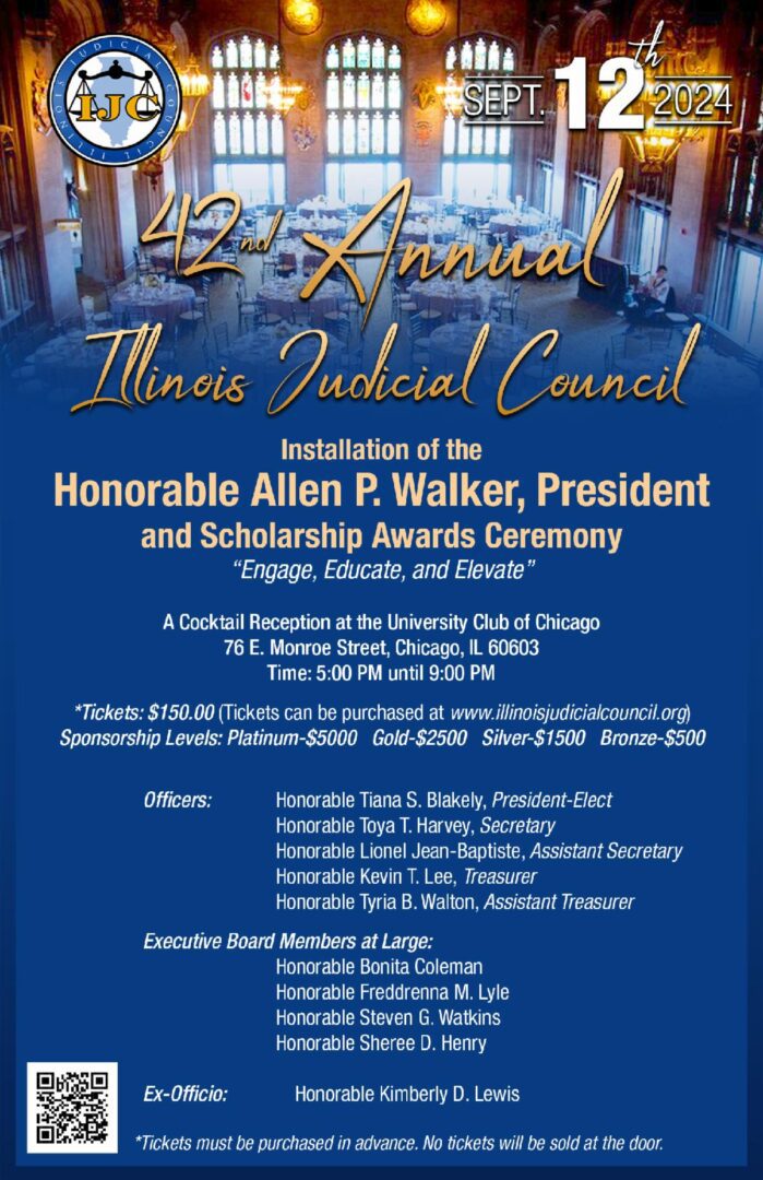 Invitation to the 31st Annual Illinois Technical Council Awards Ceremony honoring Allen P. Walker.