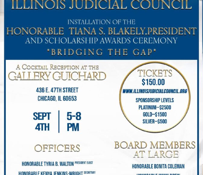 Invitation to the 2017 Tania S. Blakely Awards Ceremony in Chicago, Illinois.