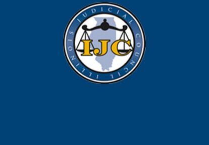 Logo of a law college with scales of justice and text LJC.